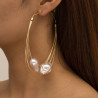 Joy Jewels Boucles d'oreille Gold Ear 10cm